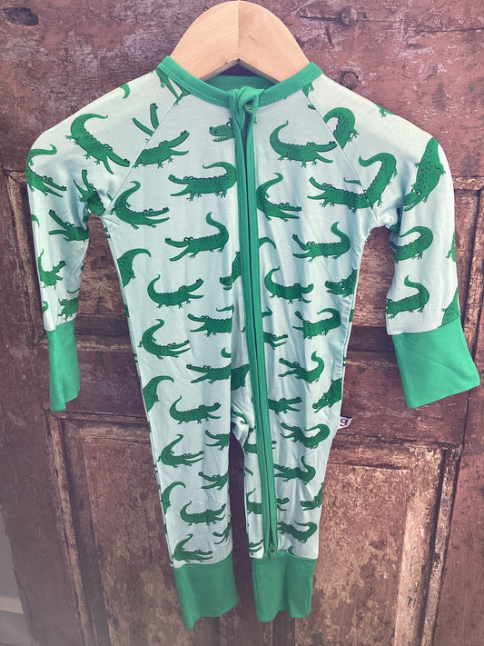 Blue Gator Zip Pajama