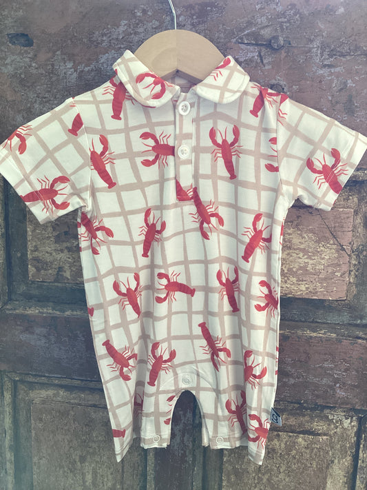 Crawfish Polo Romper