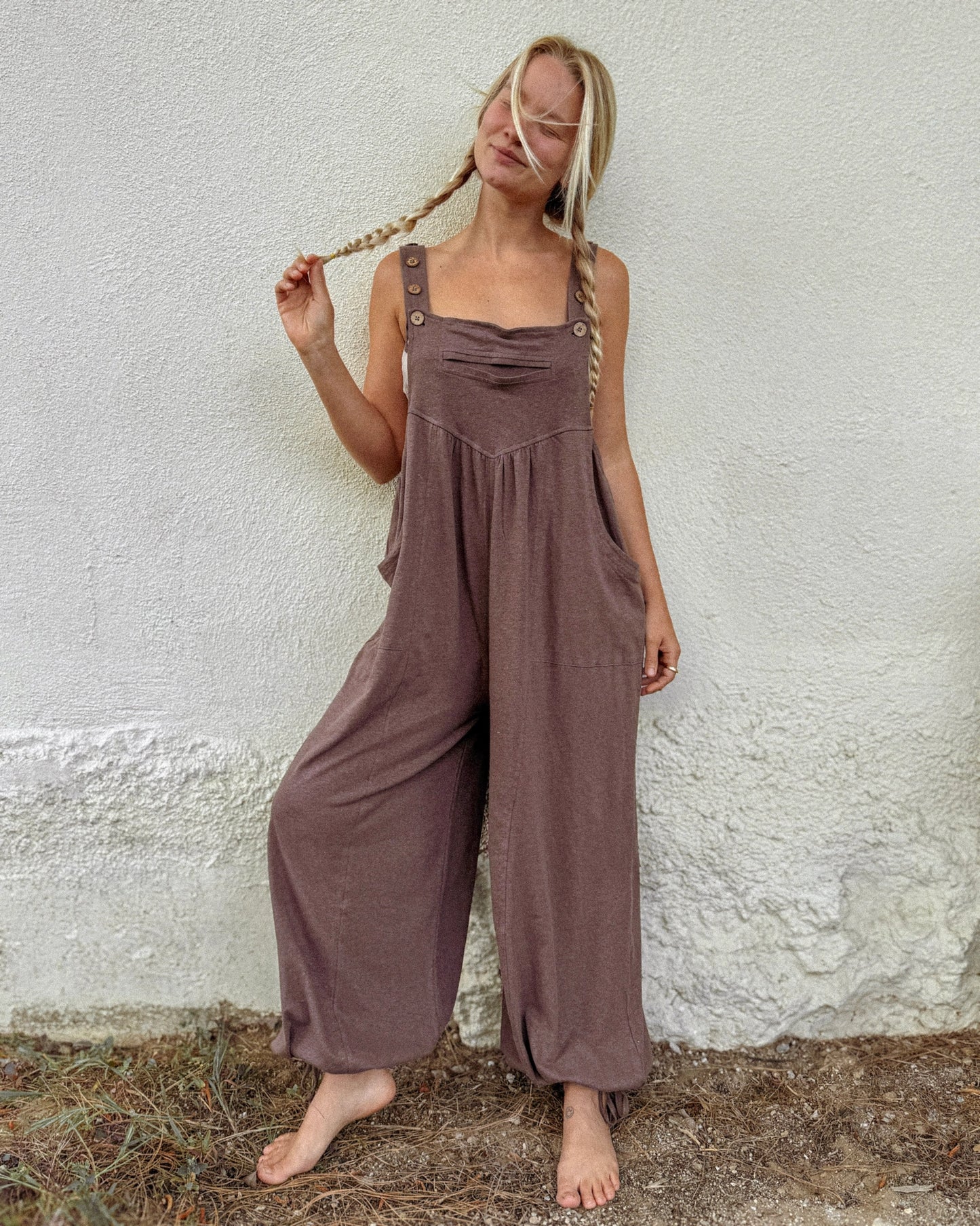 Boho Hemp Overalls