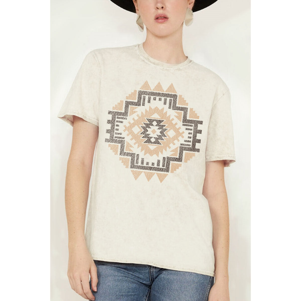 Boho Aztec Graphic Tee