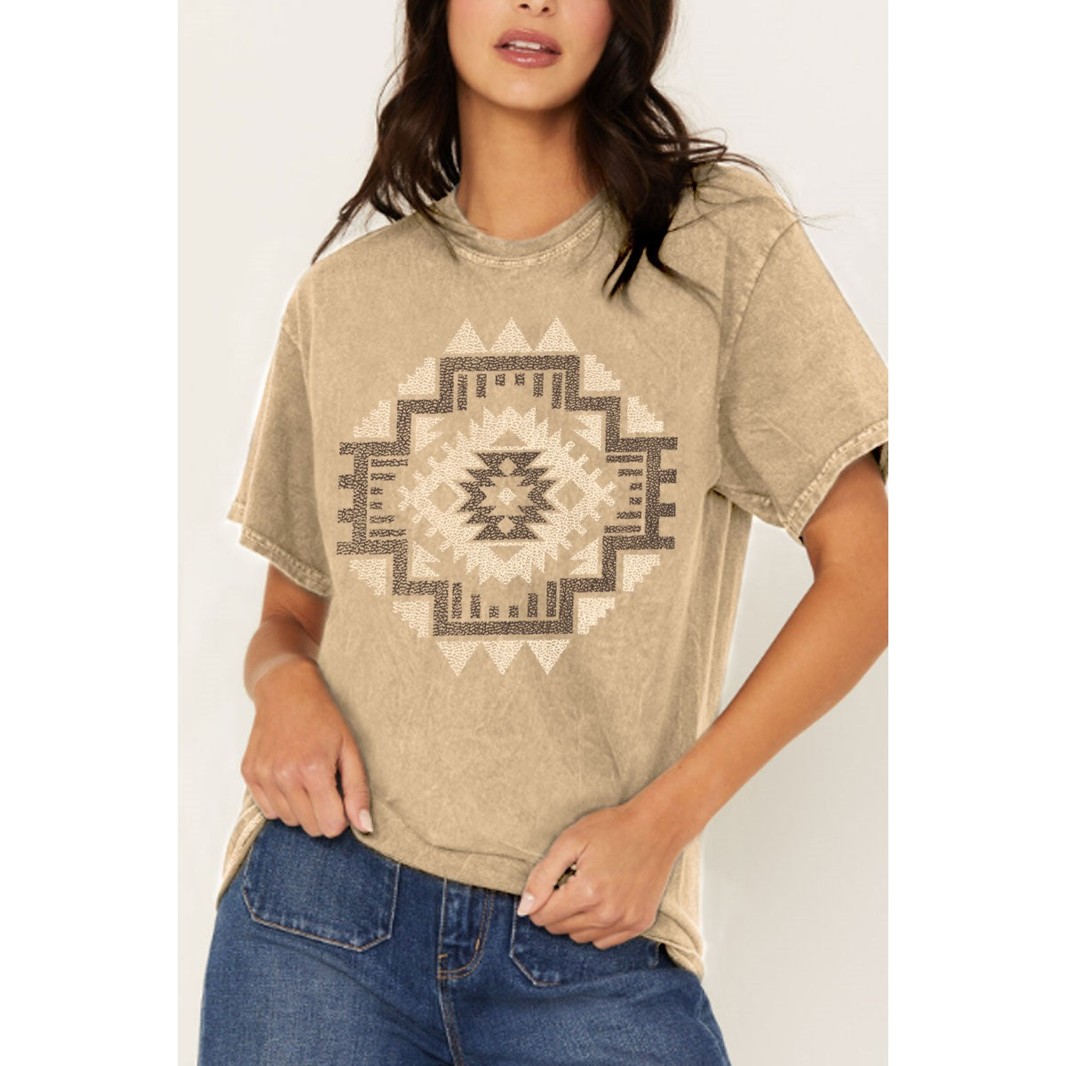 Boho Aztec Graphic Tee