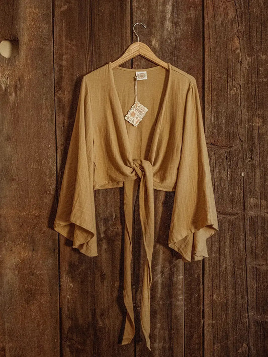 Bell Sleeve Yoga Wrap