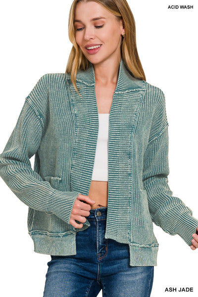 Drop Shoulder Cardigan