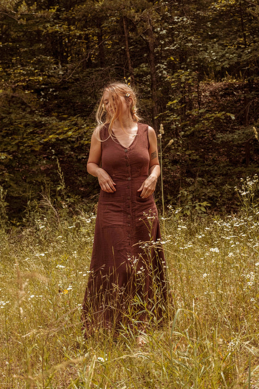Bohemian Button Down Dress