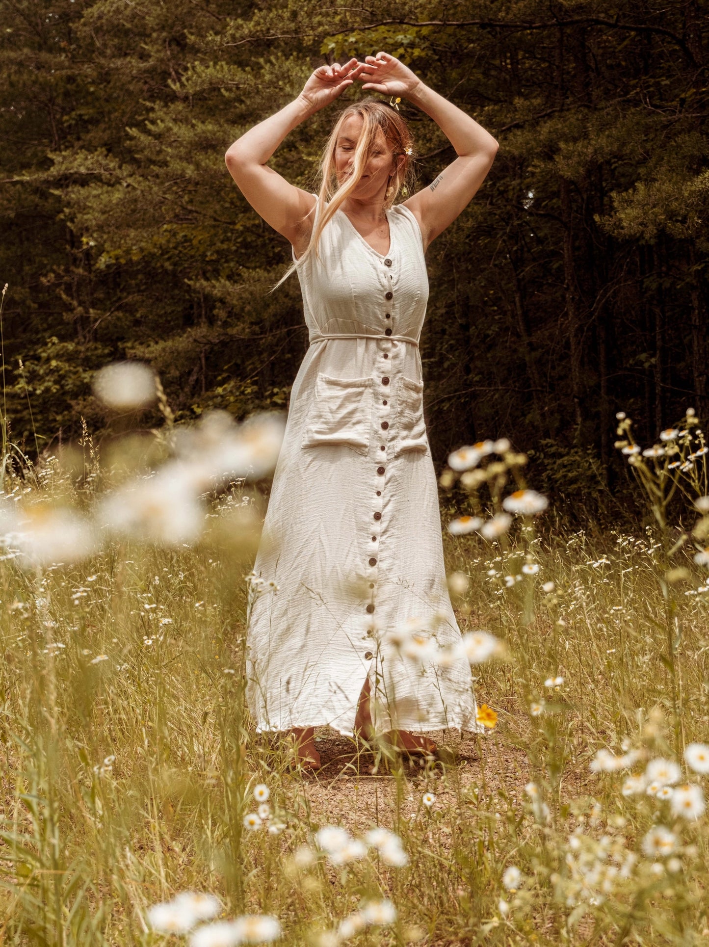 Bohemian Button Down Dress