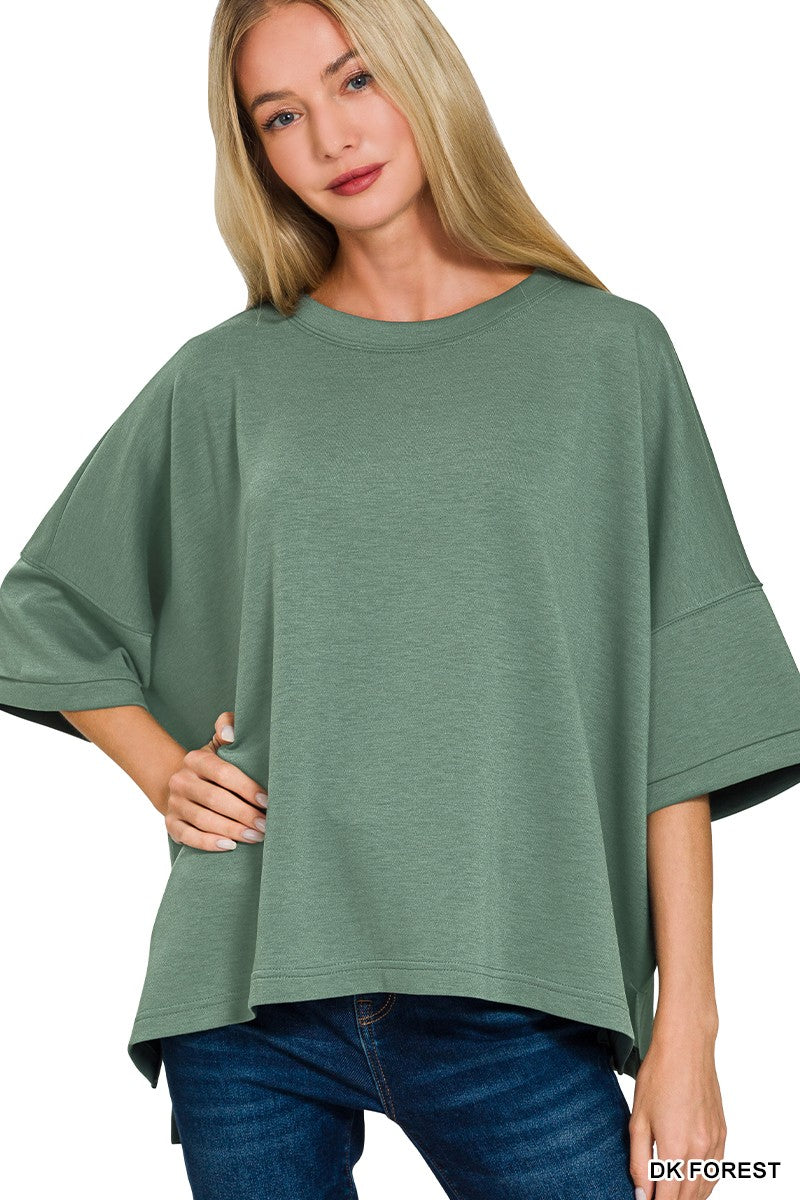 Scuba Round Neck Top