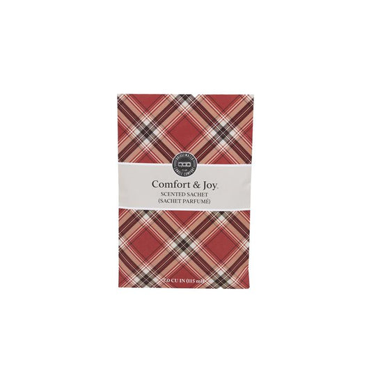 Comfort & Joy Plaid Sachet