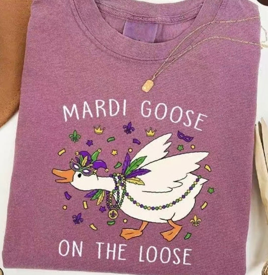Mardi Goose Loose Tee