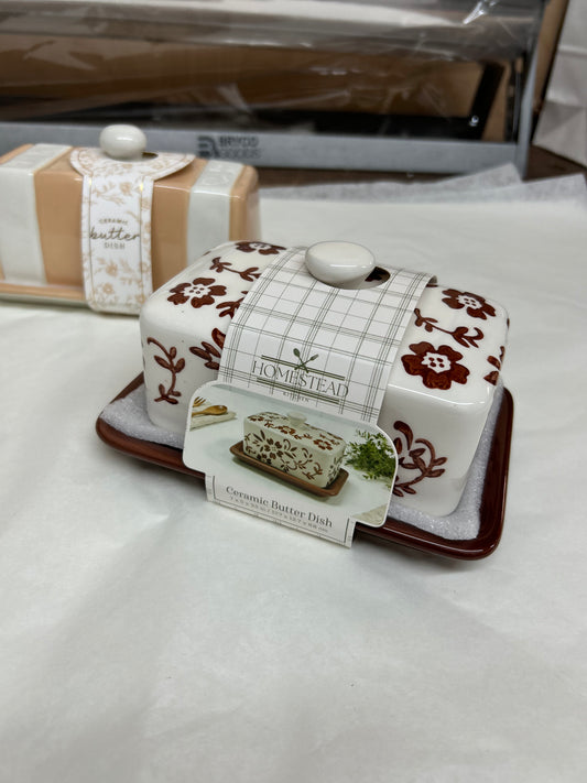 Vintage Ceramic Butter Dish