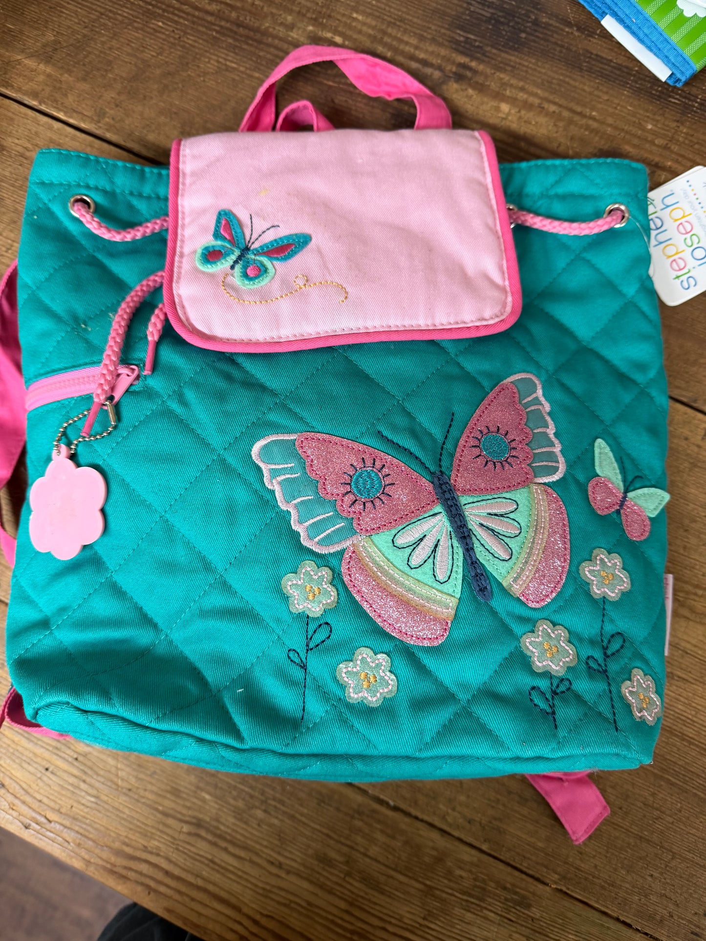 Butterfly Quilted Backpack