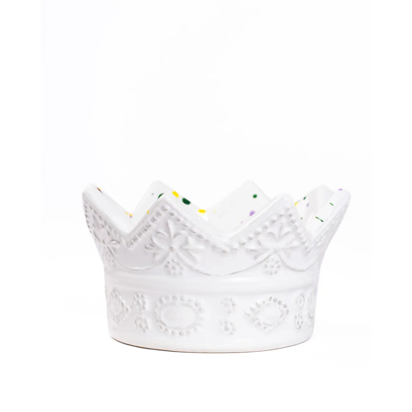 Mardi Gras Crown Bowl
