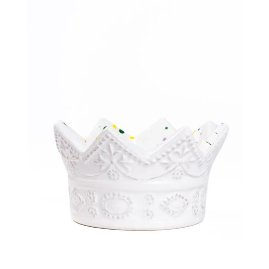 Mardi Gras Crown Bowl
