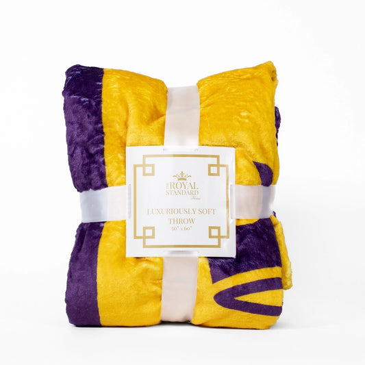 Mardi Gras Flag Throw