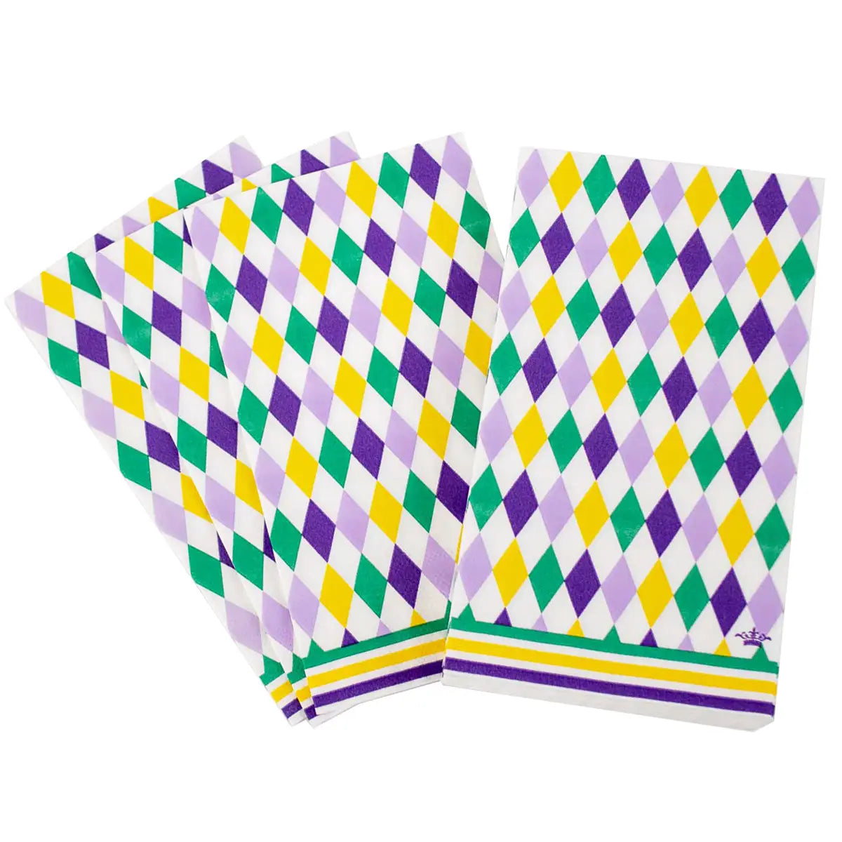 Mardi Gras Harlequin Napkins