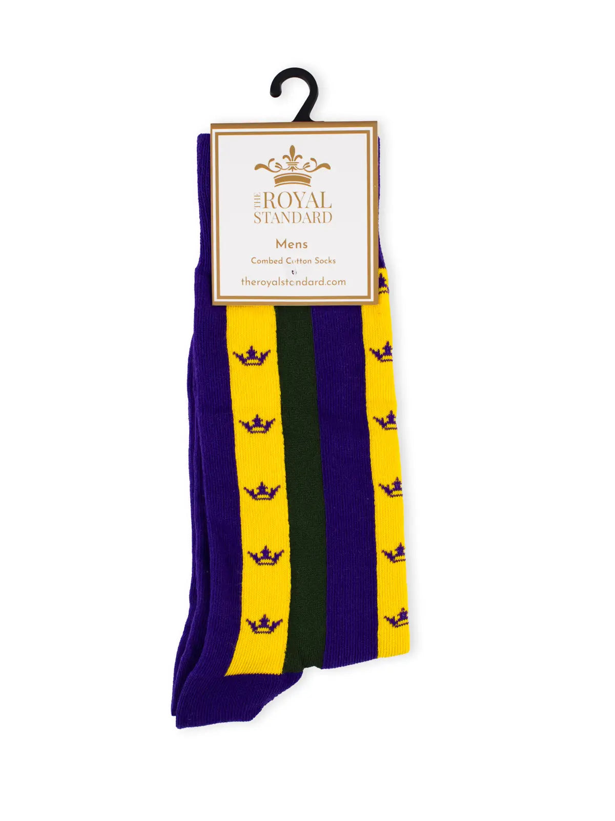 Men's Mardi Stripe Crown Socks