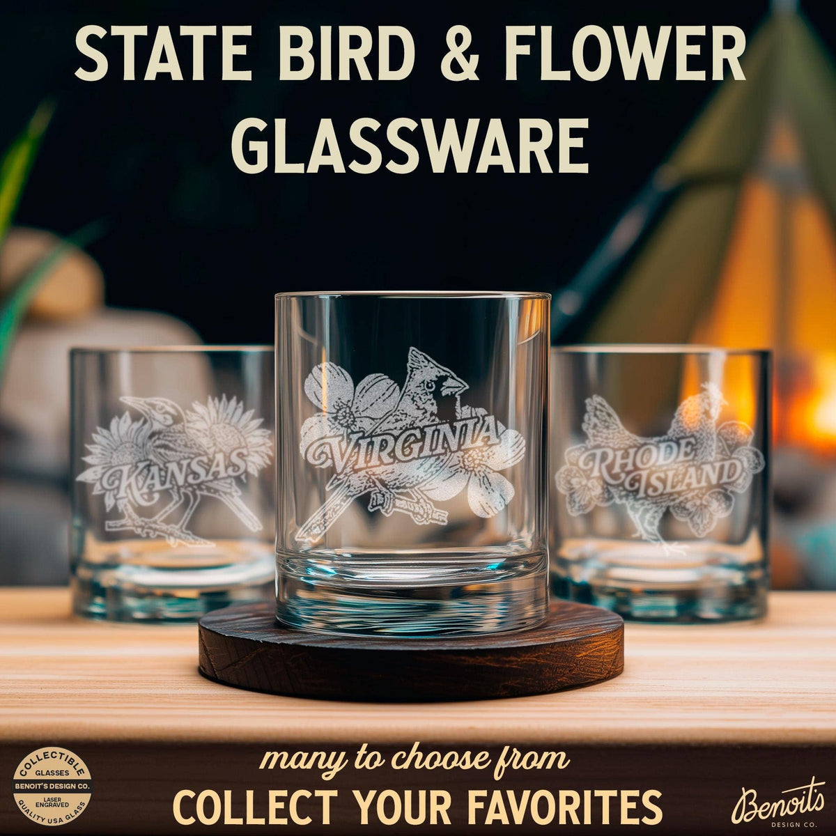 Louisiana State Bird Glasses