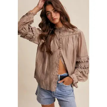 Tiered Ruffle Blouse