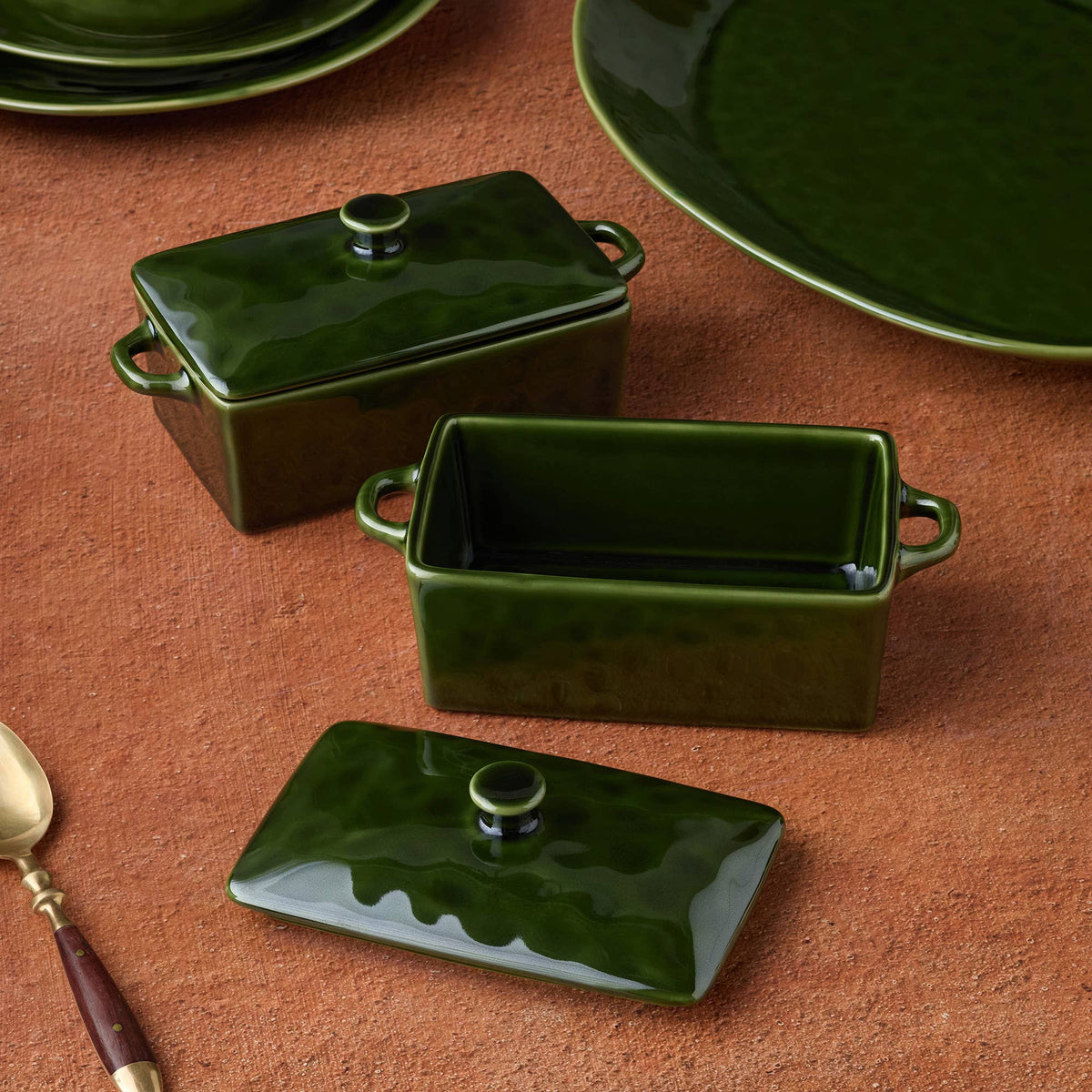 Verde Rectangular Mini Baker
