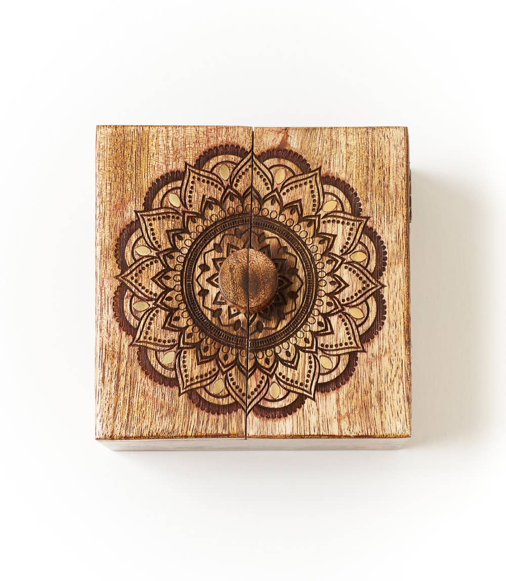 Mandala Split Lid Box