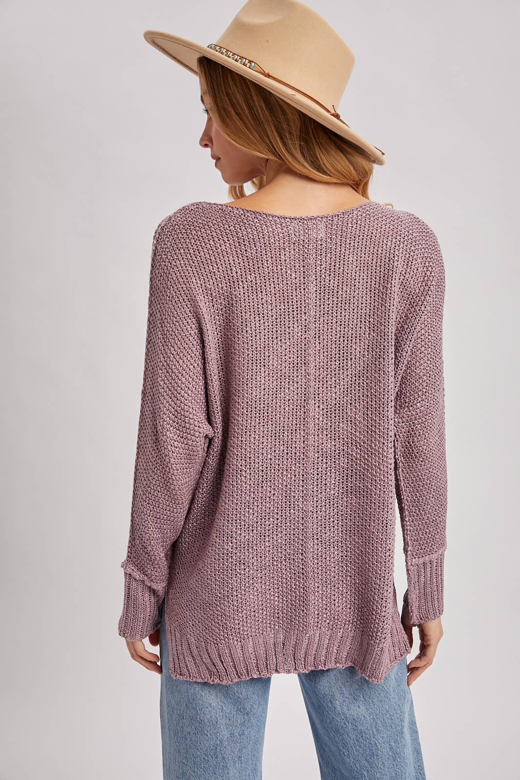 Reverse Seam Sweater