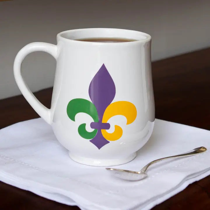 Mardi Fleur De Lis Mug
