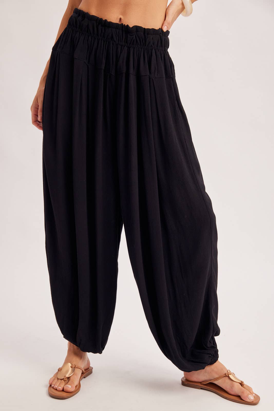 BOHO OVERSIZED DOLMAN TOP AND BALLOON LEG PANTS SET