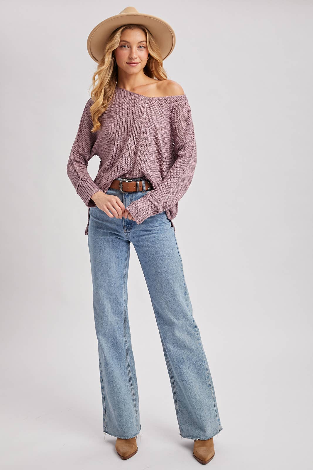 Reverse Seam Sweater