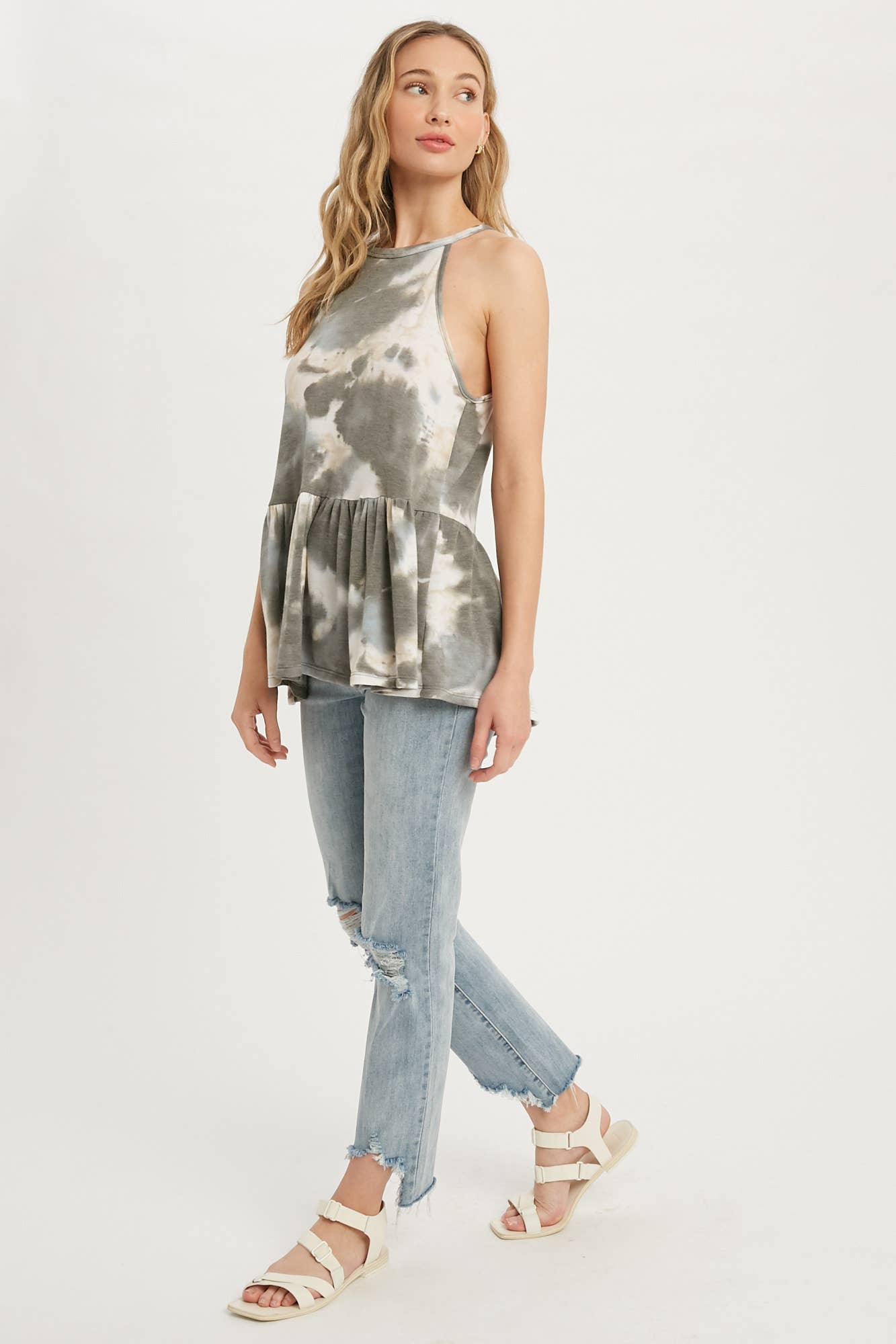 Tie Dye Halter Top