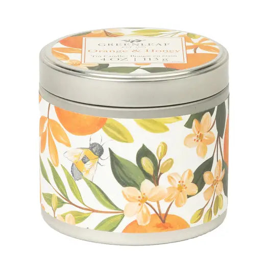 Greenleaf Tin Candles