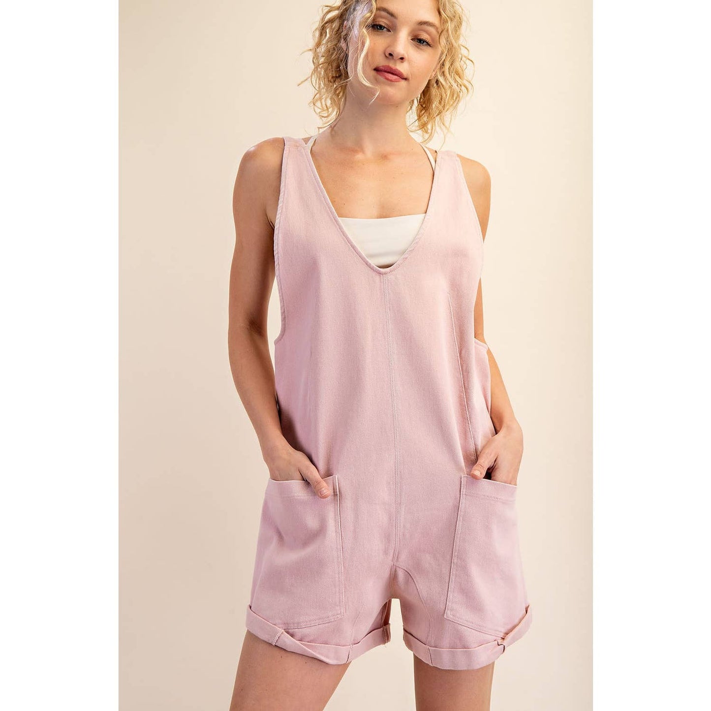 Cotton Twill Romper