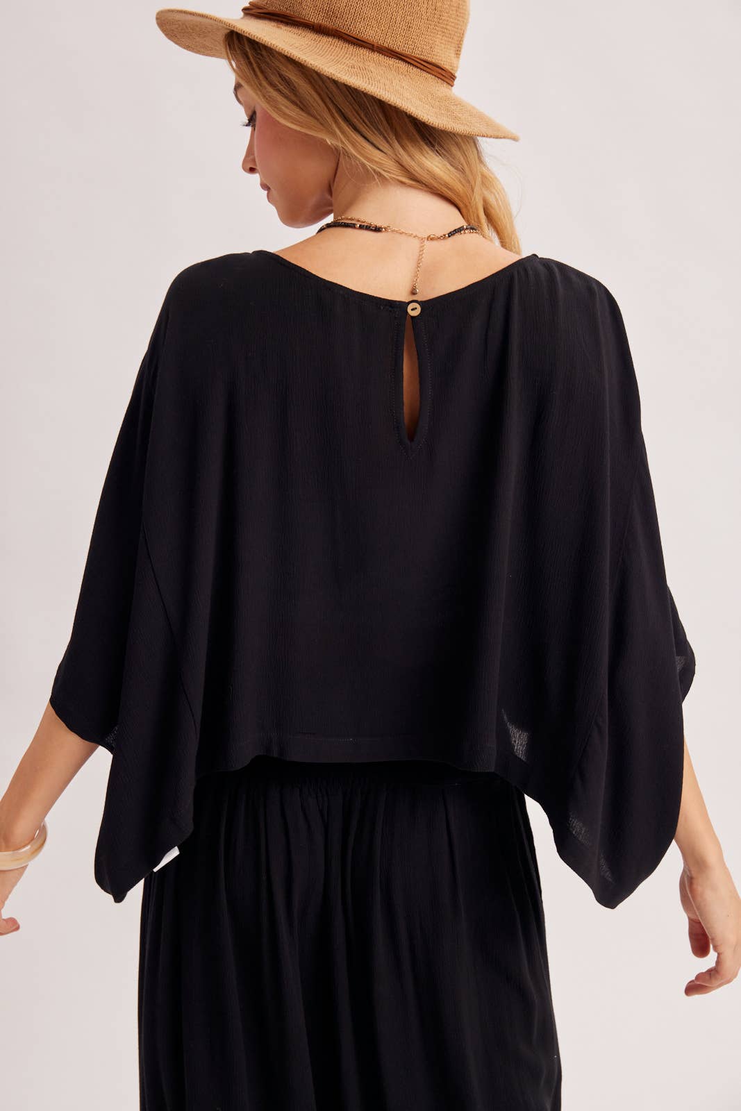 BOHO OVERSIZED DOLMAN TOP AND BALLOON LEG PANTS SET
