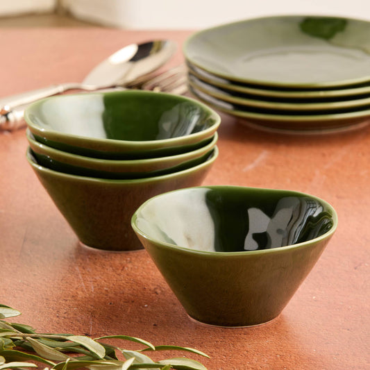 Verde Ice Cream Bowl 6.25in x 3.25in Pairs with Oliva