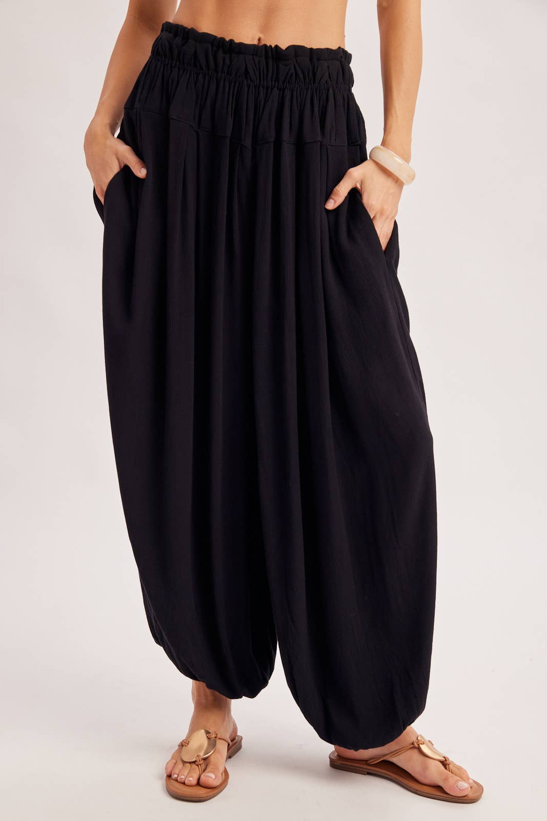 BOHO OVERSIZED DOLMAN TOP AND BALLOON LEG PANTS SET