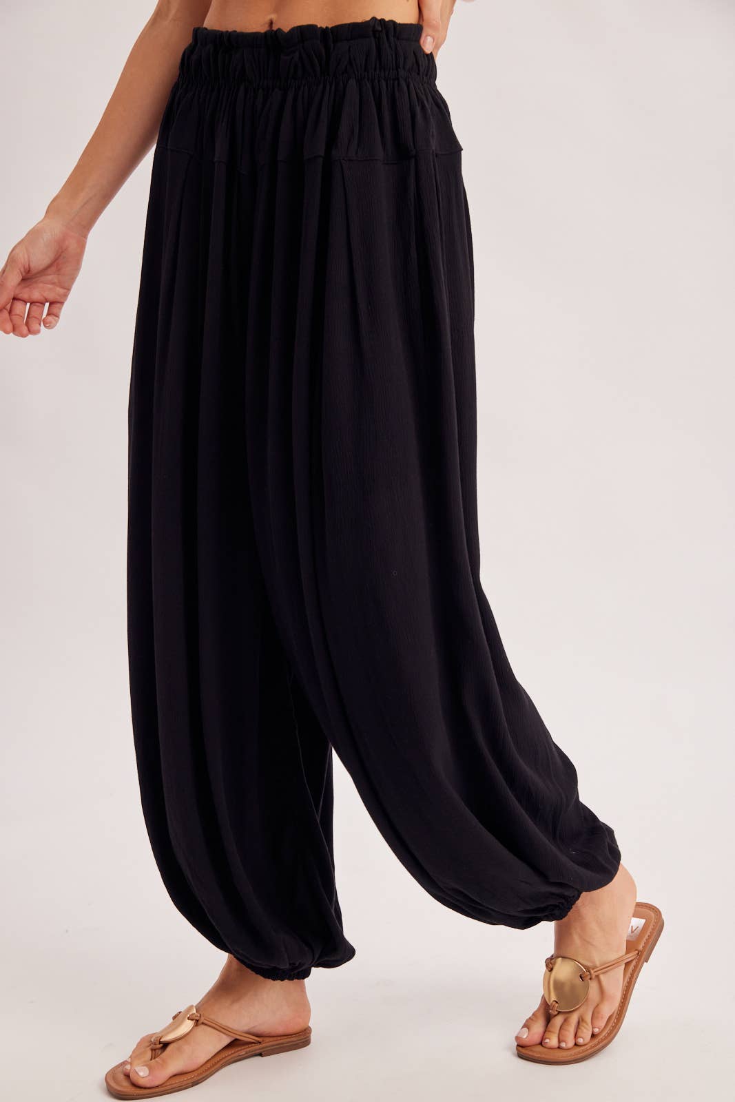 BOHO OVERSIZED DOLMAN TOP AND BALLOON LEG PANTS SET