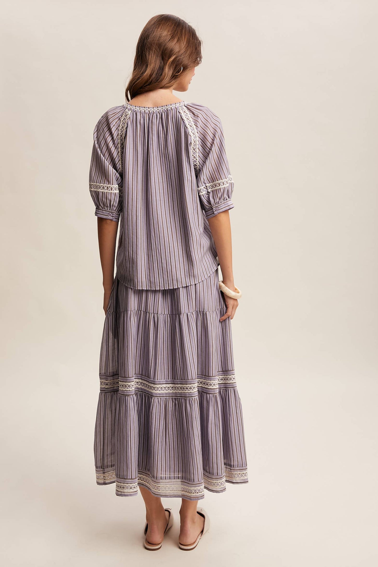 Striped Pinstripe Blouse