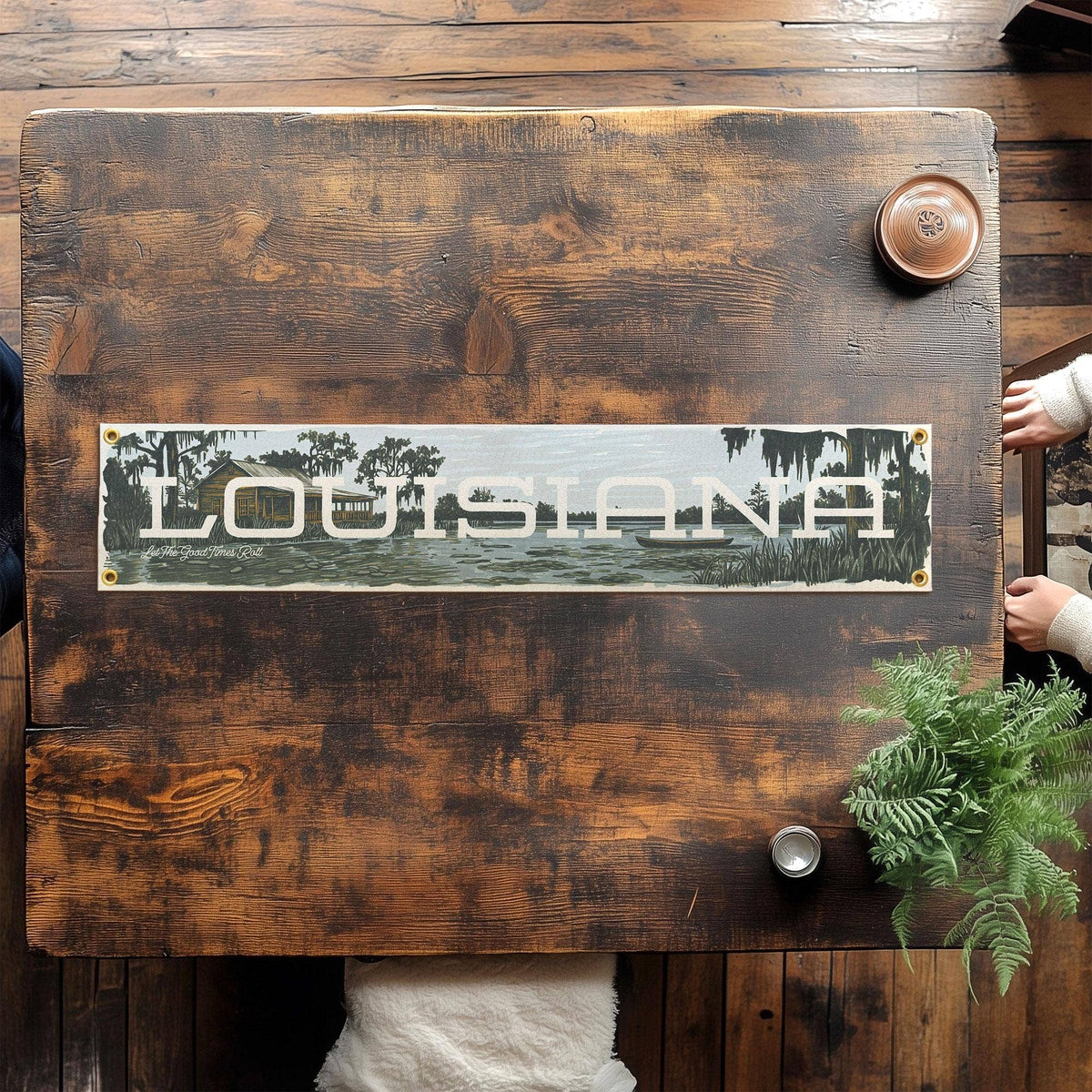 Louisiana Felt Banner