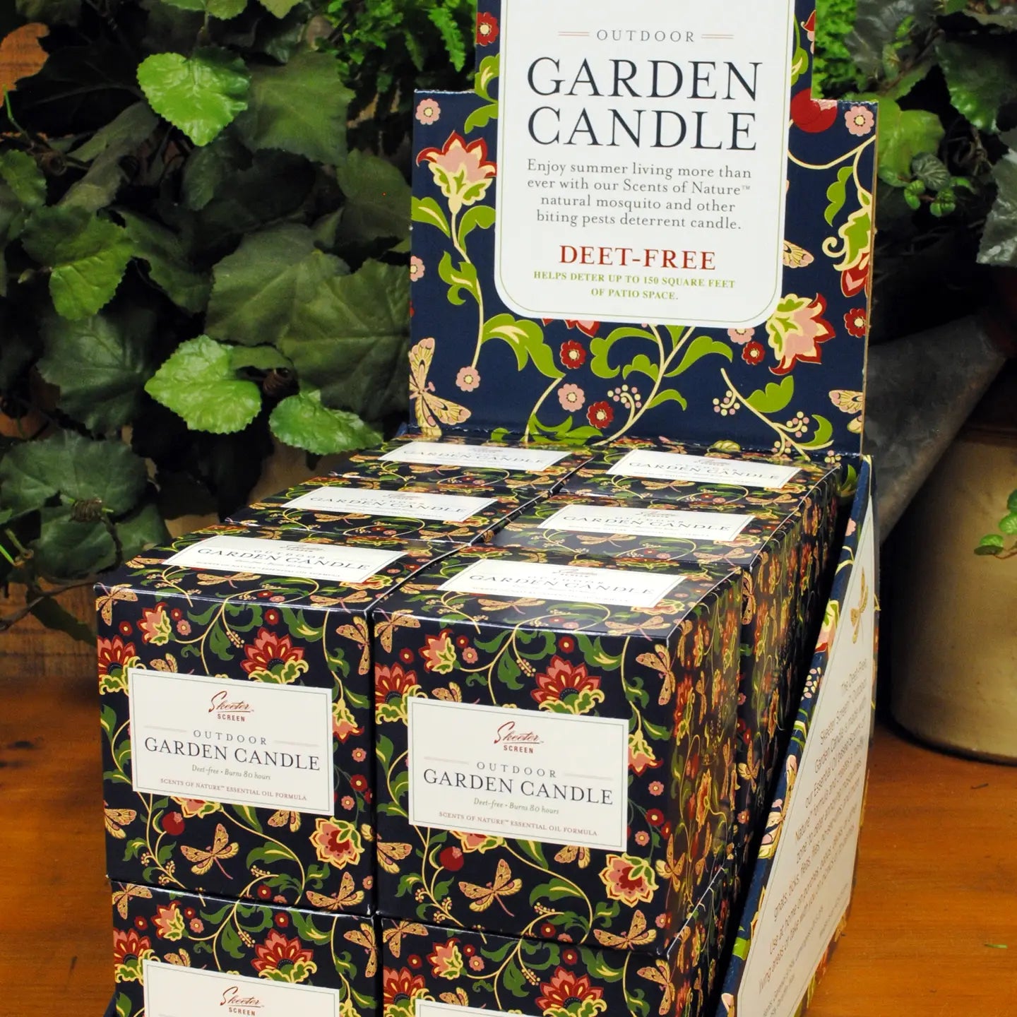 Skeeter Outdoor Garden Candle