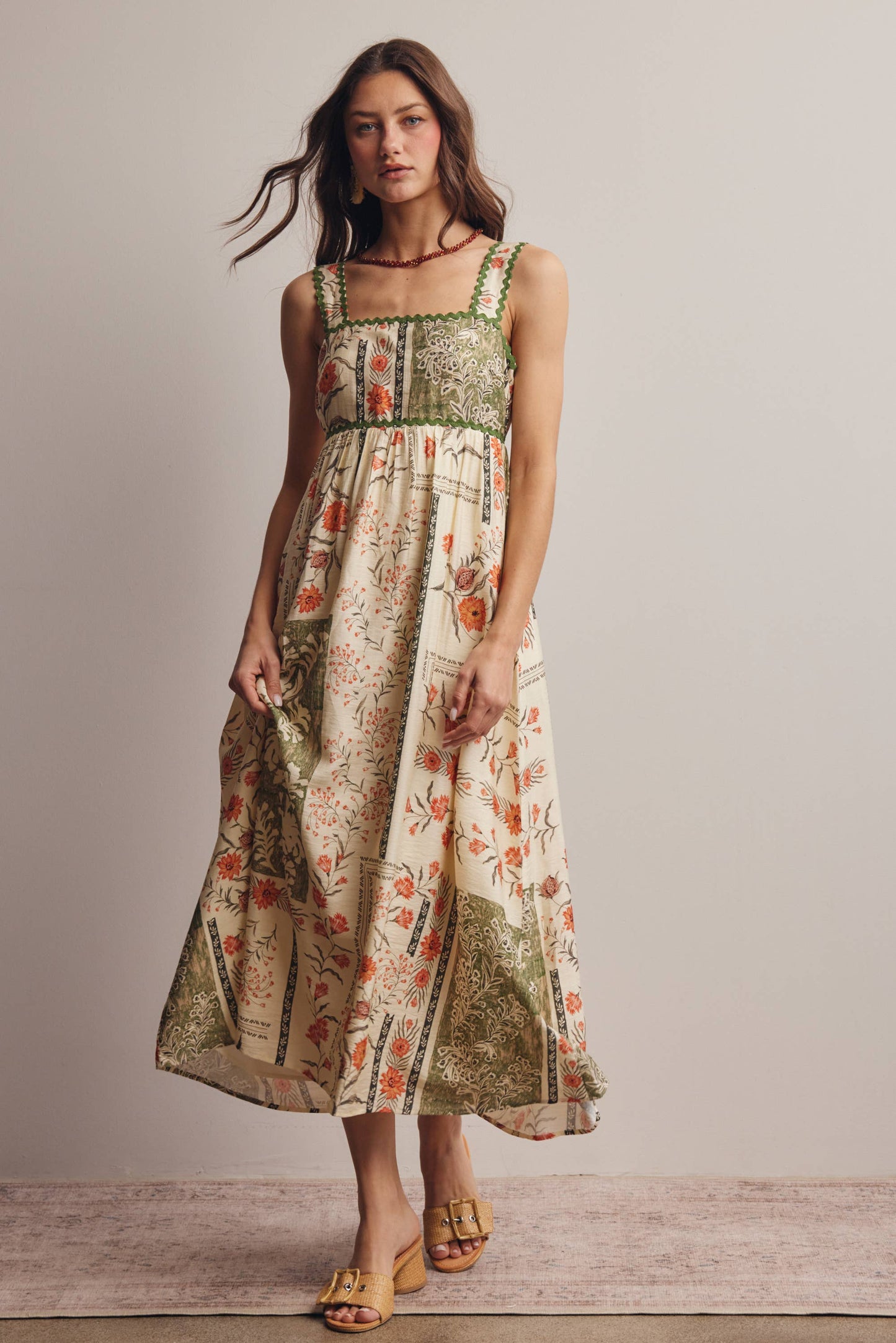 Bayou Bloom Midi Dress