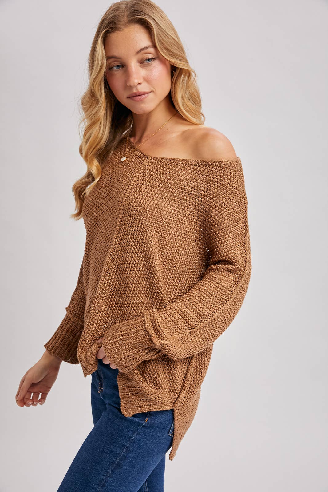 Reverse Seam Sweater
