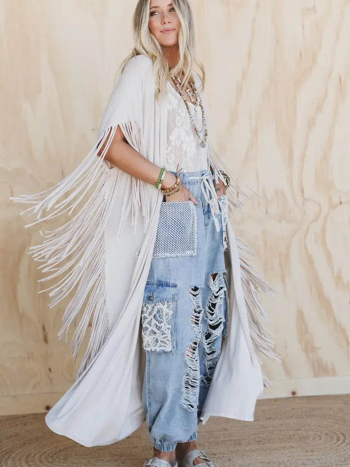 Western Fringe Kimono